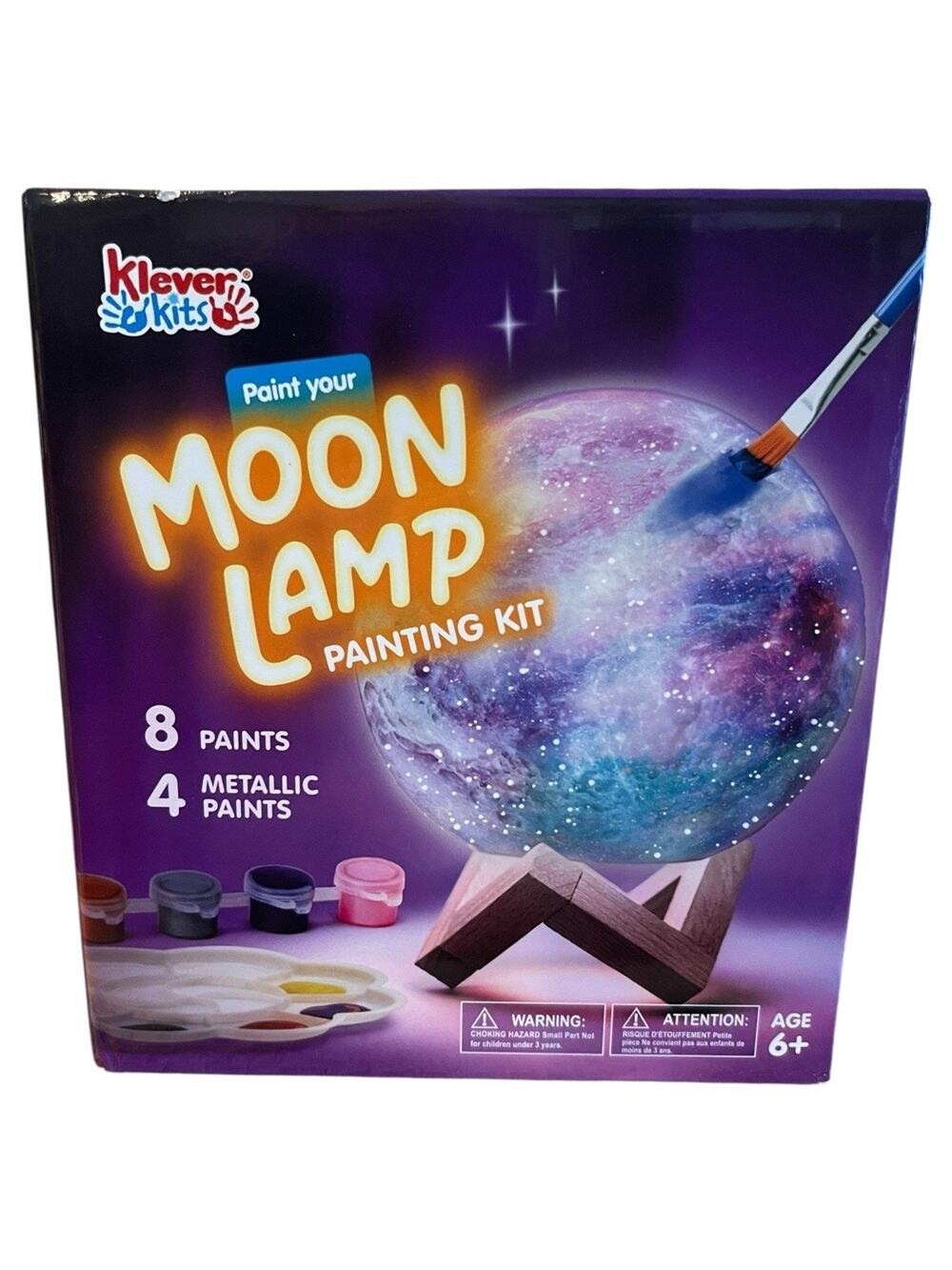 Diy 3d Moon Night Light Paint Your Own Moon Lamp Kit Galaxy Lamp NEW OPEN BOX